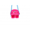 Teddies Hojdačka Baby plast ružová nosnosť 20kg 36x30x29cm 24m+