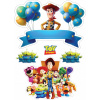 CUKROVÁ TLAČ Jedlý obrázok na tortu TOY STORY CHUDY BUZZ ASTRAL + MENO POSTAVY 6
