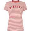 O'Neill LW ESSENTIALS STRIPE T-SHIRT červená,biela Dámske tričko XS