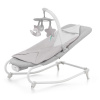 KINDERKRAFT Hojdačka vibrujúca s melódiou Felio 2 Stone Grey 0m+, do 9 kg