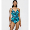 Plavky Triumph Summer Fleur OP 01 M025 C040 - Farba: M025 Turquiose Dark, Veľkosť: 40, Košíček: C