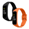 Silikónový remienok Samsung Galaxy Fit2 (SM-R220) – sada 2ks (čierna,oranžová)