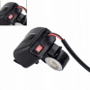 USB nabíjačka na motocykel 2x s voltmetrom – dvojité porty