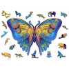 Puzzle Drevené 3D Premium pre dospelých - Motýľ XXL - Zvieratá - Darček