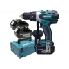 Makita DDF458RF3J Aku 2-rýchlostný vŕtaci skrutkovač 18V, 3x3,0Ah