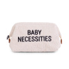 Childhome Toaletná taška Baby Necessities Teddy Off White