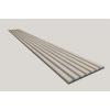 Dekoračný 3D lamelový panel 265x30x1,6 cm podklad MDF Diamant Sivá lamela CPL Betón Svetlý 3D-CPL-BET-DIAM