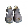 Beda Barefoot papuče Grey perforované BF 060010/W/PF/B Veľkosť: 23