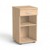 Skriňa, vo výške stola, so zásuvkou, otvorené police, MAYAH 