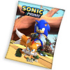 Carbotex Detská deka Ježko Sonic a Tails 130x170 cm