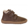 Froddo Froddo Winter Furry brown – zimné barefoot topánky Veľkosť: 30