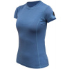 SENSOR MERINO AIR dámské triko kr.rukáv riviera blue - M