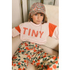 Detské bavlnené tričko Tinycottons TINY COLOR BLOCK TEE ružová farba, s potlačou, AW25-264 AW25.264 140
