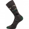 Ponožky pánske trendy Lonka Depate Army - hnedé, 39-42