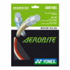 Yonex Aerobite 0,61/0,67 mm biela/červená (Set badmintonového výpletu Yonex Aerobite Control. 10,5 m biela/vyd)