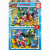 Educa - Puzzle 2x20 Mickey Mouse a Minnie - 40-99 dielov