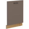 Dvere pre vstavanú myčku ZM 713 BOLONIA - lanýžovo sivá/dub artisan (713x596)