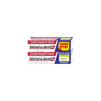 blend-a-dent EXTRA STARK ORIGINAL Duo pack (super fixačný dentálny krém) 2x47 g