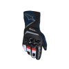 Rukavice WT-8 GORE-TEX® INSULATED, ALPINESTARS (černé/tmavě modré/červené, vel. 2XL)