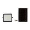 Reflektor LED solárny 6W 4000K vymeniteľná batéria 3m drôt čierny 400lm VT-40W (V-TAC)