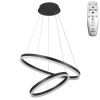 NEDES J4310/B Závesné LED svietidlo 70W, 3000K-6500K, 4600lm, IP20, diaľkový ovládač, stmievanie, čierna