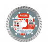 Extol Premium Kotúč rezný diamantový Turbo Long Life, 125x22,2mm, suché a mokré rezanie