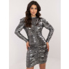 Dress-DHJ-SK-15353.58P-dark gray šedá One size Italy Moda 2016103579983