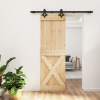 zahrada-XL Posuvné dvere so sadou kovania 70x210 cm borovicový masív 3203132