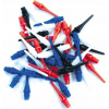 Harrows soft Micro plastové čierne 30 ks/bal 18mm závit 2BA