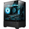 PUZDRO CASED USB 3.0 DVOJITÉ SKLO AKVÁRIUM GAMING + 1x RGB VENTILÁTOR