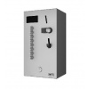 Sanela Automaty - Nástenný mincový automat pre 4-8 spŕch, priame ovládanie, antivandal, matná nerezová SLZA 02LM