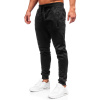 Čierne pánske teplákové jogger nohavice Bolf XW06