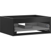 Mexen Box-A korpus skrinky pod umývadlo 60 cm, 1 zásuvka, čierny mat - 91AX0-0600-235-1-71
