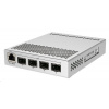 MikroTik Cloud Router Switch CRS305-1G-4S+IN, Dual Boot (SwitchOS, RouterOS), 800MHz, 512MB RAM, 4xSFP+, vrátane.L5 CRS305-1G-4S+IN
