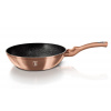 BERLINGERHAUS Panvica Wok s mramorovým povrchom 28 cm Rosegold Metallic Line