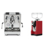 ECM Elektronika II Profi + Eureka Mignon Bravo, CR ferrari red