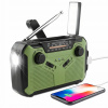 Sieťové/batériové AM/FM rádio Loftek, stavebné FM rádio na solárne batérie s kľukou