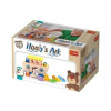 Noemova archa loďka so zvieratkami 18ks drevená Wooden Toys v krabici 26,5x16x15cm 2+