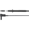 Schützinger SPL 7312 Ni / 1 / 100 / SW bezpečnostné meracie káble [zástrčka 4 mm - skúšacia špička] čierna 1 ks; SPL 7312 Ni / 1 / 100 / SW