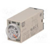 Časové relé 0,5÷10s DPDT 250VAC/5A 24VDC patice -10÷50°C