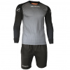 Brankársky set dres + šortky Givova Portiere, sivá / čierna Veľkosť: 2XS