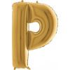 Grabo Nafukovací balónek písmeno P zlaté 102 cm
