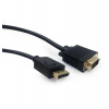 Gembird kábel DisplayPort (M) na VGA (M), 1.8 m, čierny (CCP-DPM-VGAM-6)