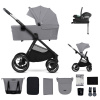 KINDERKRAFT Nea 2 + Cybex Aton B2 + Base One platinum grey 2025