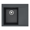 Granitový drez ALveus Pure-G 50 QC L čierný A90