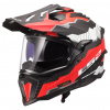 Prilba LS2 MX701 Explorer C TRICK WHITE RED-06 Veľkosť: XXL (63-64 cm)