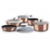 Sada nádobí Berlingerhaus s odnímatelnou rukojetí 12 ks Rosegold Metallic Line