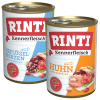 Výhodné balenie RINTI Kennerfleisch 12 x 400 g - mix hydinové: 2 druhy