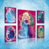 Obraz na plátne viacdielny - OB2954 - Ľadové kráľovstvo Elsa a Anna 106cm x 65cm - S14