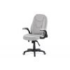 Autronic KA-G303 SIL2 - Kancelárska stolička, sivá látka, kríž plast čierny, synchrónny mechanizmus